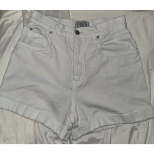 The Limited Jeans Women’s White Jean Shorts Size 8 Vintage 90s distressed frayed